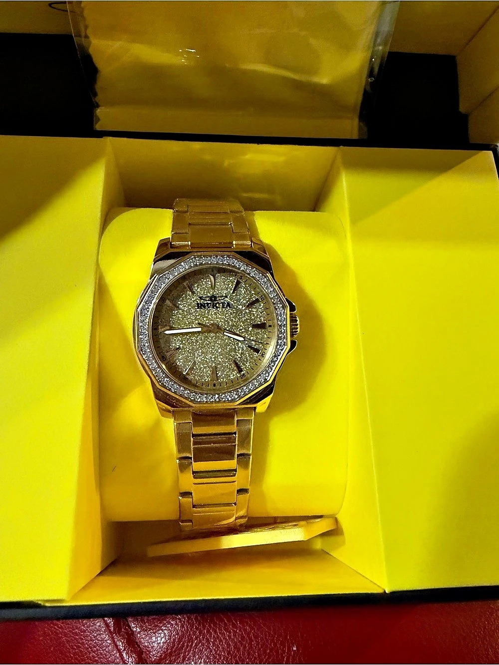 Invicta Wildflower Lady Quartz Gold-Tone Watch